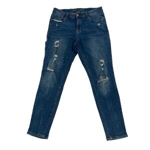 Old Navy Rockstar Mid Rise Distressed Jeans Size 12 Women’s